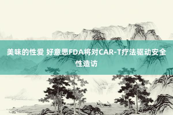 美味的性爱 好意思FDA将对CAR-T疗法驱动安全性造访