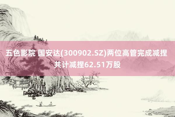 五色影院 国安达(300902.SZ)两位高管完成减捏 共计减捏62.51万股